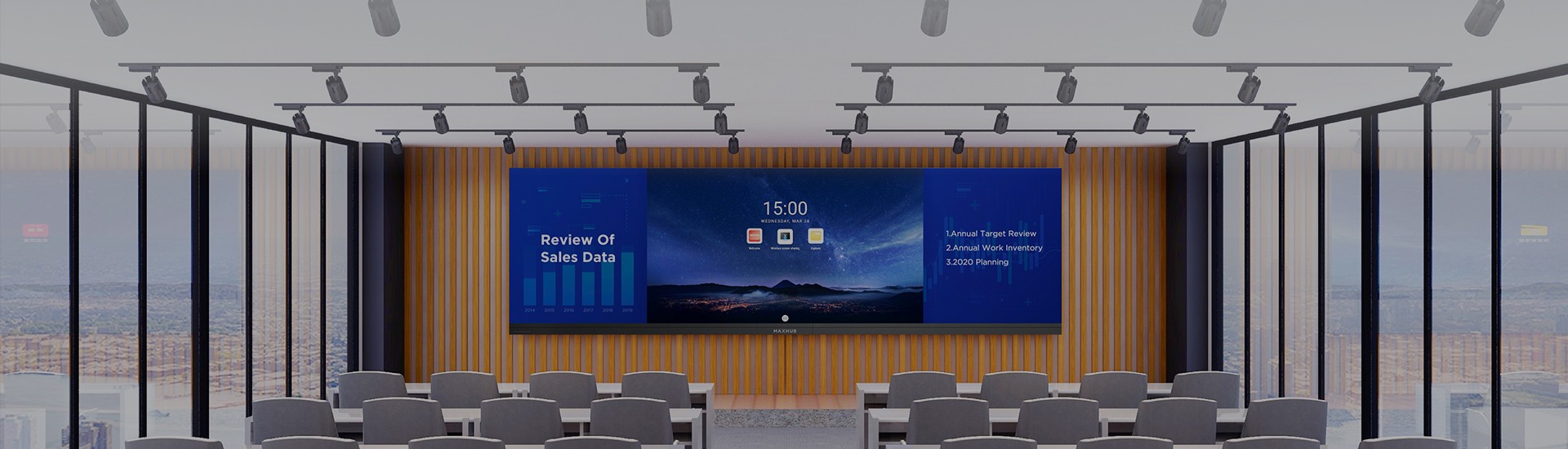 MAXHUB LED 一体机 宽幕